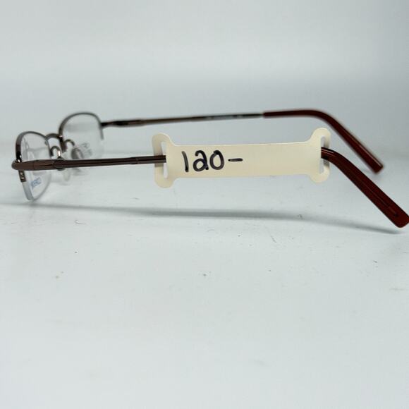 Covergirl CG292-1 916 44-19-140 Dark Brown Half Rim Eyeglasses Frame 19554 - Picture 2 of 7